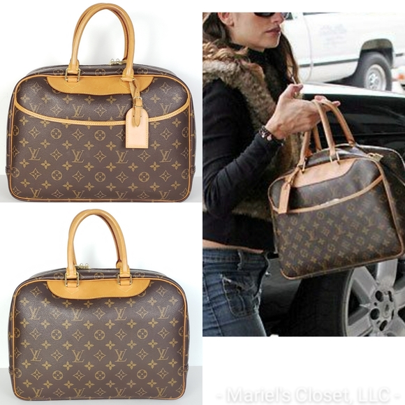 Authentic Louis Vuitton Deauville Handbag  #2782M - Picture 3 of 10